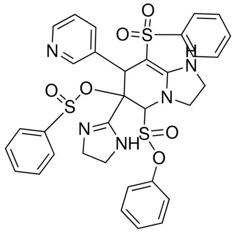 68BIS(DIPHENYLSULFONYL)57DI3PYR6(45DI-H2IMIDAZOLYL)HEXA-H-IMIDAZO(1,2-A)PYRIDINE