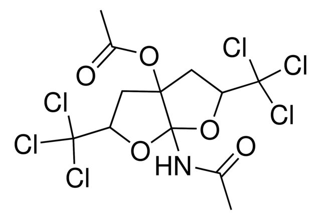 6a-(Acetylamino)-2,5-bis(trichloromethyl)tetrahydrofuro[2,3-b]furan-3a(6aH)-yl acetate