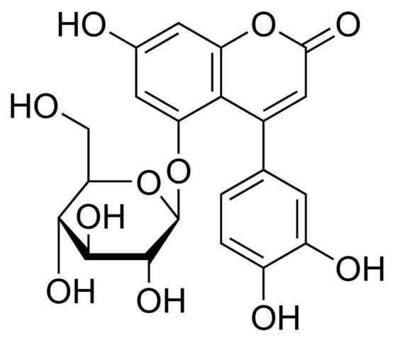 5-Glucopyranosyloxy-3′,4′,7-trihydroxyneoflavone
