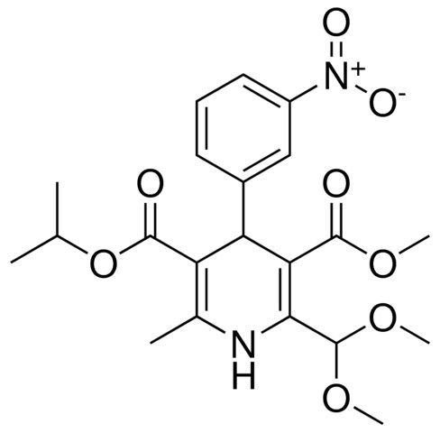 5-ISOPROPYL 3-METHYL 2-(DIMETHOXYMETHYL)-6-METHYL-4-(3-NITROPHENYL)-1,4-DIHYDRO-3,5-PYRIDINEDICARBOXYLATE