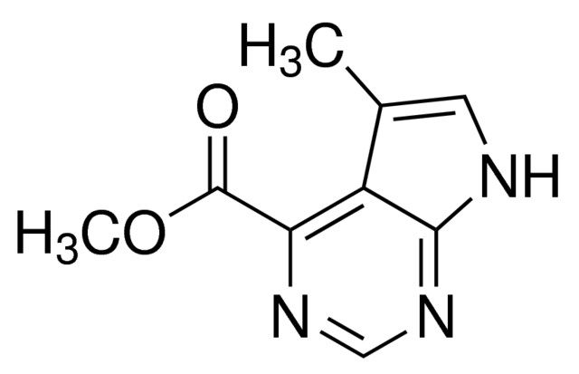5-Methyl-7H-pyrrolo[2,3-d]pyrimidine-4-carboxylic acid methyl ester