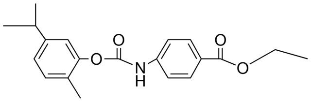 5-ISOPROPYL-2-METHYLPHENYL N-(4-(ETHOXYCARBONYL)PHENYL)CARBAMATE