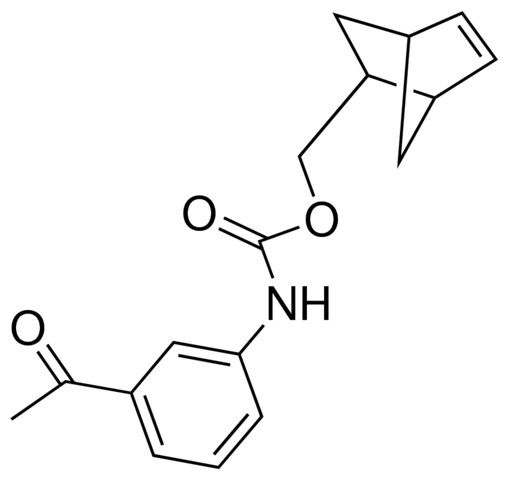 5-NORBORNEN-2-YLMETHYL N-(3-ACETYLPHENYL)CARBAMATE