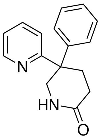 5-phenyl-5-(2-pyridinyl)-2-piperidinone