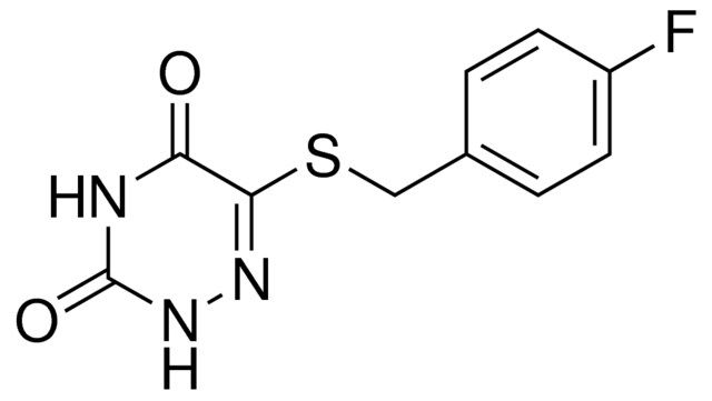 6-((4-FLUOROBENZYL)THIO)-1,2,4-TRIAZINE-3,5(2H,4H)-DIONE