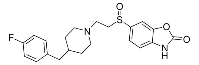 6-([2-[4-(4-Fluorobenzyl)-1-piperidinyl]ethyl]sulfinyl)-1,3-benzoxazol-2(3H)-one