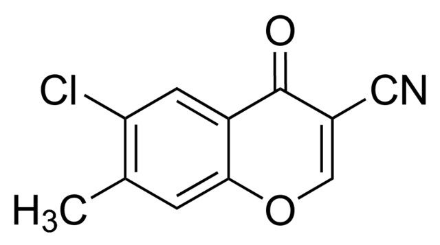 6-Chloro-7-methyl-4-oxo-4<i>H</i>-chromene-3-carbonitrile