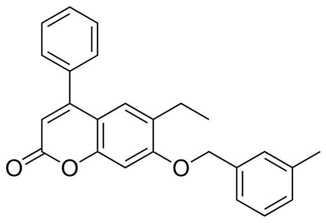 6-ETHYL-7-(3-METHYL-BENZYLOXY)-4-PHENYL-CHROMEN-2-ONE