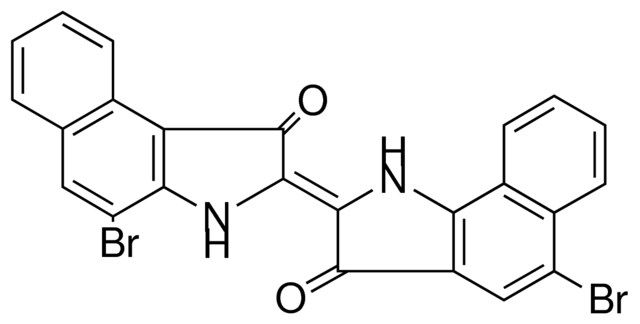 5-BR-2-(4-BR-1-OXO-1,3-2H-BENZO(E)INDOL-2-YLIDENE)-1,2-2H-BENZO(G)INDOL-3-ONE