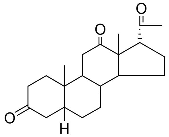 5-BETA,17-ALPHA-PREGNANE-3,12,20-TRIONE
