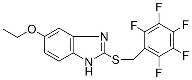5-ETHOXY-2-(2,3,4,5,6-PENTAFLUORO-BENZYLSULFANYL)-1H-BENZOIMIDAZOLE