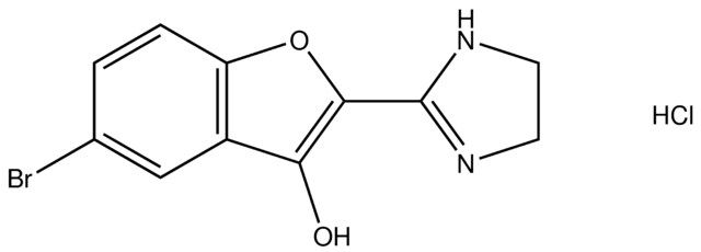 5-bromo-2-(4,5-dihydro-1H-imidazol-2-yl)-1-benzofuran-3-ol hydrochloride