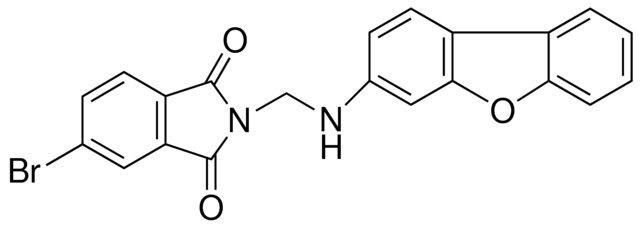 5-BROMO-2-(DIBENZOFURAN-3-YLAMINOMETHYL)-ISOINDOLE-1,3-DIONE