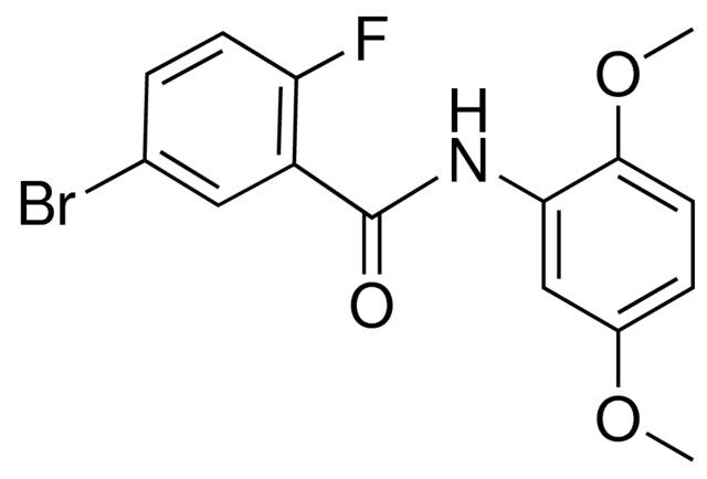 5-BROMO-N-(2,5-DIMETHOXYPHENYL)-2-FLUOROBENZAMIDE