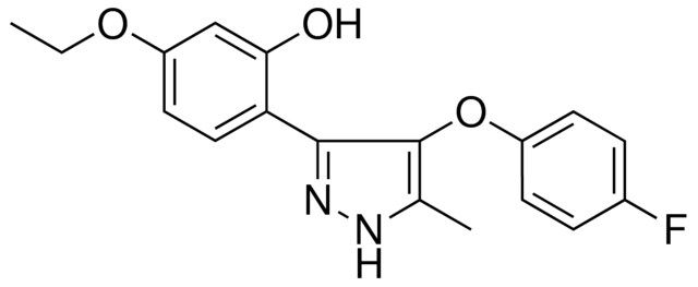 5-ETHOXY-2-(4-(4-FLUORO-PHENOXY)-5-METHYL-1H-PYRAZOL-3-YL)-PHENOL