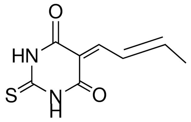 5-BUT-2-ENYLIDENE-2-THIOXO-DIHYDRO-PYRIMIDINE-4,6-DIONE