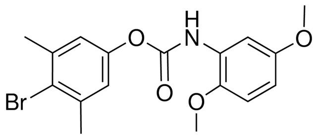 4-BROMO-3,5-DIMETHYLPHENYL N-(2,5-DIMETHOXYPHENYL)CARBAMATE