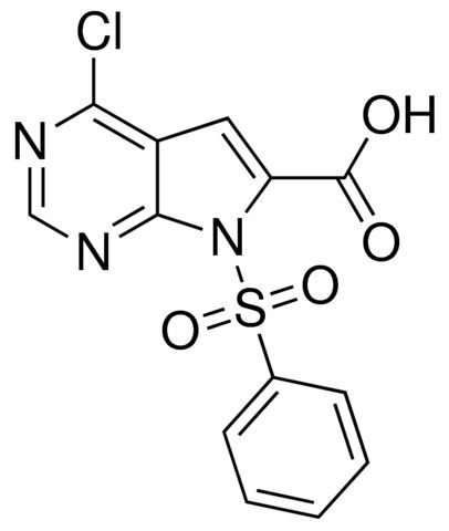 4-Chloro-7-(phenylsulfonyl)-7H-pyrrolo[2,3-d]pyrimidine-6-carboxylic acid