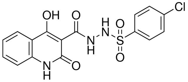 4-CHLORO-N'-[(4-HYDROXY-2-OXO-1,2-DIHYDRO-3-QUINOLINYL)CARBONYL]BENZENESULFONOHYDRAZIDE