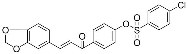 4-CHLORO-BENZENESULFONIC ACID 4-(3-BENZO(1,3)DIOXOL-5-YL-ACRYLOYL)-PHENYL ESTER