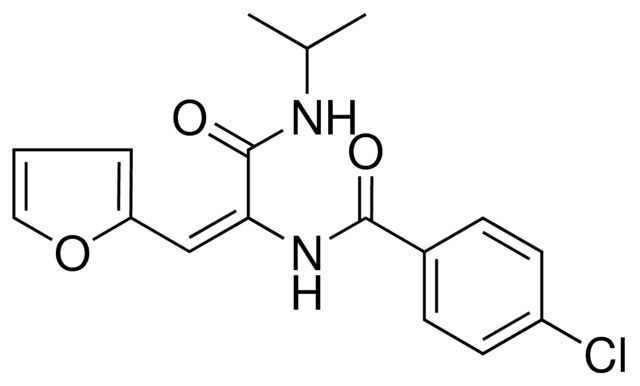 4-CHLORO-N-(2-FURAN-2-YL-1-ISOPROPYLCARBAMOYL-VINYL)-BENZAMIDE