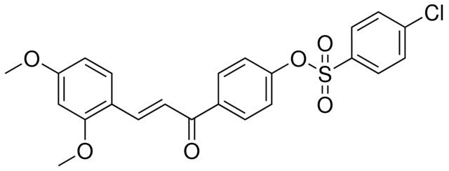 4-CHLORO-BENZENESULFONIC ACID 4-(3-(2,4-DIMETHOXY-PHENYL)-ACRYLOYL)-PHENYL ESTER