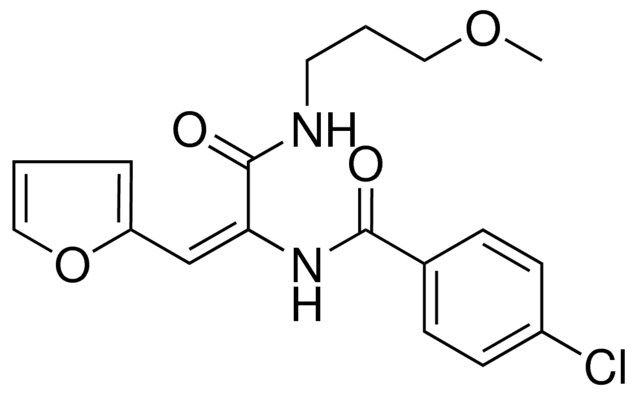 4-CHLORO-N-(2-FURAN-2-YL-1-(3-METHOXY-PROPYLCARBAMOYL)-VINYL)-BENZAMIDE