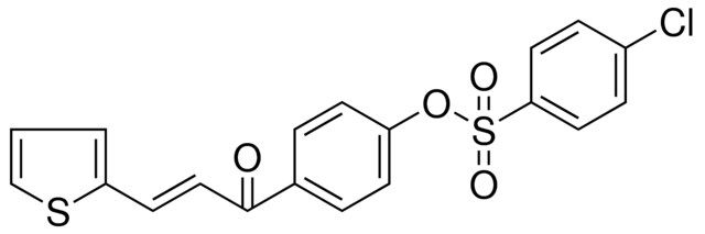 4-CHLORO-BENZENESULFONIC ACID 4-(3-THIOPHEN-2-YL-ACRYLOYL)-PHENYL ESTER