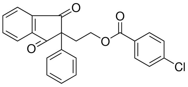 4-CHLORO-BENZOIC ACID 2-(1,3-DIOXO-2-PHENYL-INDAN-2-YL)-ETHYL ESTER