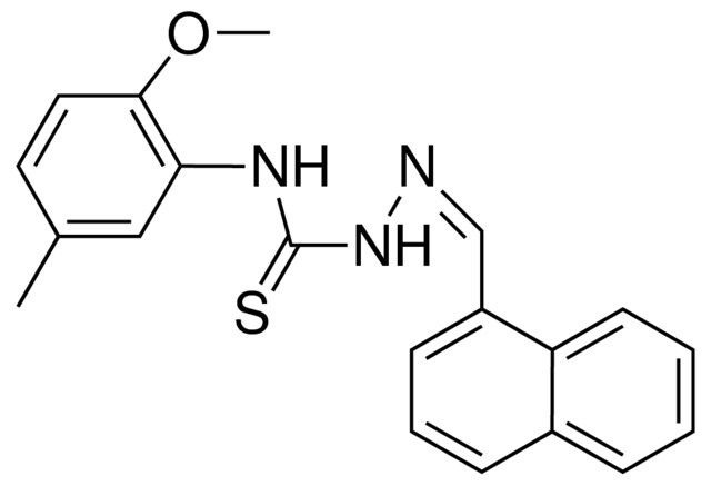 4-(2-METHOXY-5-METHYLPHENYL)-1-(1-NAPHTHYLMETHYLENE)-3-THIOSEMICARBAZIDE