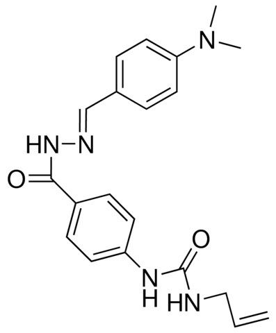 4-(3-ALLYLUREIDO)BENZOIC (4-(DIMETHYLAMINO)BENZYLIDENE)HYDRAZIDE