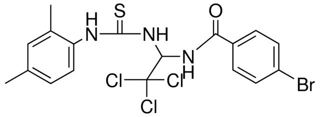 4-BR-N-(2,2,2-TRICHLORO-1-(3-(2,4-DIMETHYL-PHENYL)-THIOUREIDO)-ETHYL)-BENZAMIDE
