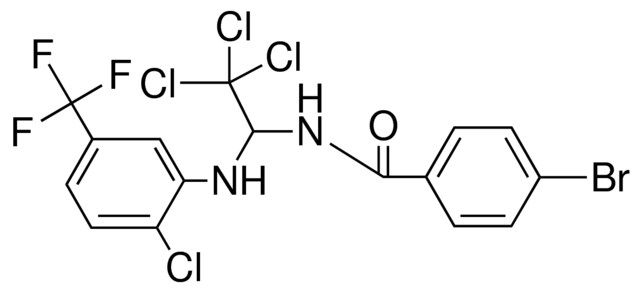 4-BR-N-(2,2,2-TRICHLORO-1-(2-CL-5-TRIFLUOROMETHYL-PHENYLAMINO)-ETHYL)-BENZAMIDE