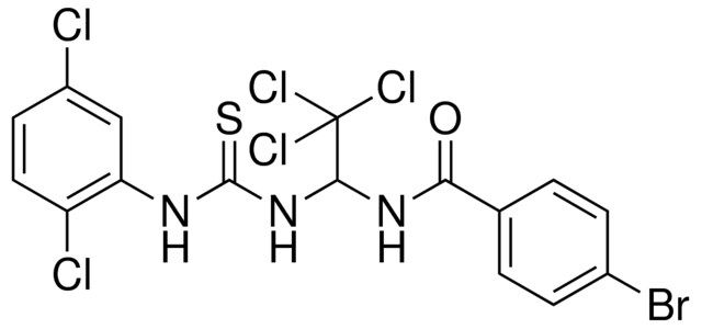 4-BR-N-(2,2,2-TRICHLORO-1-(3-(2,5-DICHLORO-PHENYL)-THIOUREIDO)-ETHYL)-BENZAMIDE