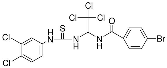 4-BR-N-(2,2,2-TRICHLORO-1-(3-(3,4-DICHLORO-PHENYL)-THIOUREIDO)-ETHYL)-BENZAMIDE