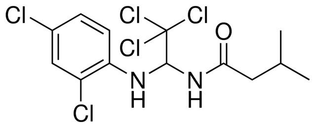 3-METHYL-N-(2,2,2-TRICHLORO-1-(2,4-DICHLORO-PHENYLAMINO)-ETHYL)-BUTYRAMIDE