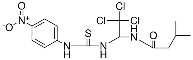 3-METHYL-N-(2,2,2-TRICHLORO-1-(3-(4-NITRO-PHENYL)-THIOUREIDO)-ETHYL)-BUTYRAMIDE
