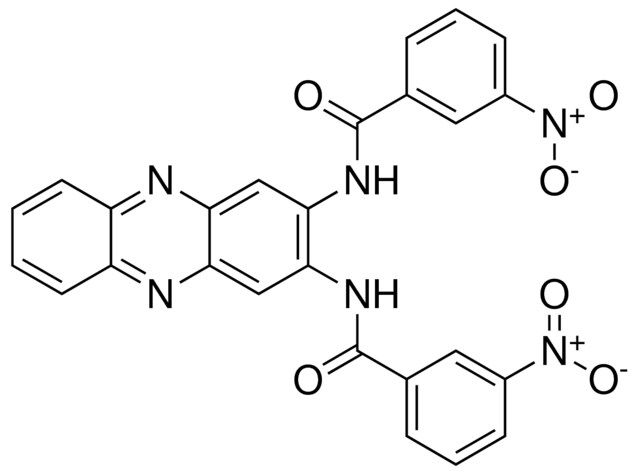 3-NITRO-N-(3-((3-NITROBENZOYL)AMINO)-2-PHENAZINYL)BENZAMIDE