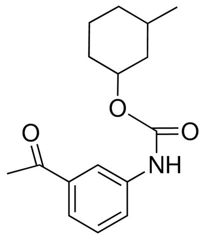 3-METHYLCYCLOHEXYL N-(3-ACETYLPHENYL)CARBAMATE