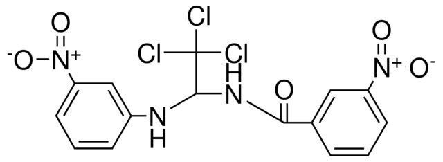 3-NITRO-N-(2,2,2-TRICHLORO-1-(3-NITRO-PHENYLAMINO)-ETHYL)-BENZAMIDE