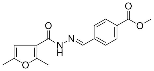 4-((2,5-DIMETHYL-FURAN-3-CARBONYL)-HYDRAZONOMETHYL)-BENZOIC ACID METHYL ESTER