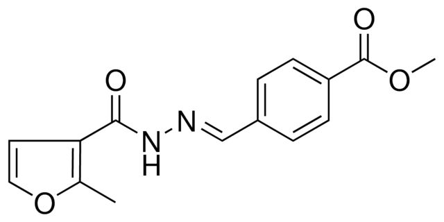 4-((2-METHYL-FURAN-3-CARBONYL)-HYDRAZONOMETHYL)-BENZOIC ACID METHYL ESTER
