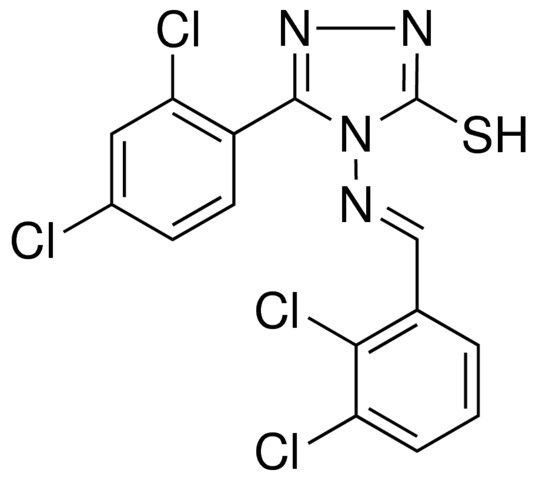 4-((2,3-DICHLOROBENZYLIDENE)AMINO)-5-(2,4-DICHLORO-PH)-4H-1,2,4-TRIAZOLE-3-THIOL