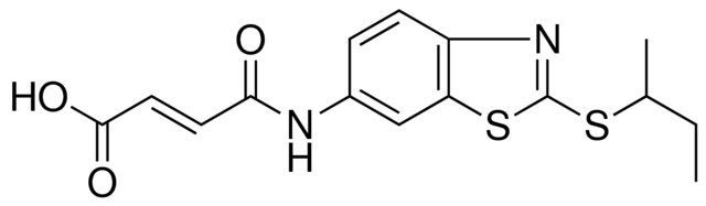 4-((2-(SEC-BUTYLTHIO)-1,3-BENZOTHIAZOL-6-YL)AMINO)-4-OXO-2-BUTENOIC ACID