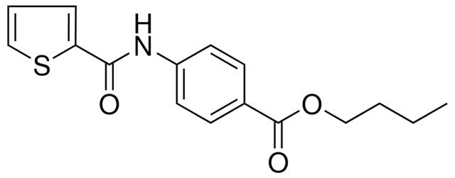 4-((THIOPHENE-2-CARBONYL)-AMINO)-BENZOIC ACID BUTYL ESTER