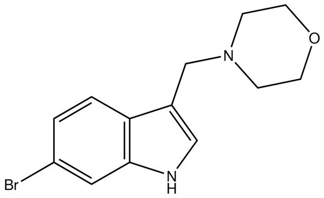 4-((6-bromo-1H-indol-3-yl)methyl)morpholine