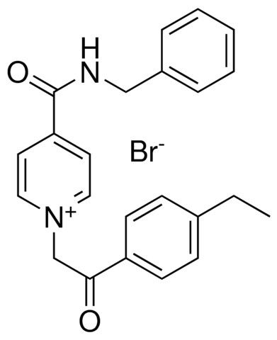 4-((BENZYLAMINO)CARBONYL)-1-(2-(4-ETHYLPHENYL)-2-OXOETHYL)PYRIDINIUM BROMIDE