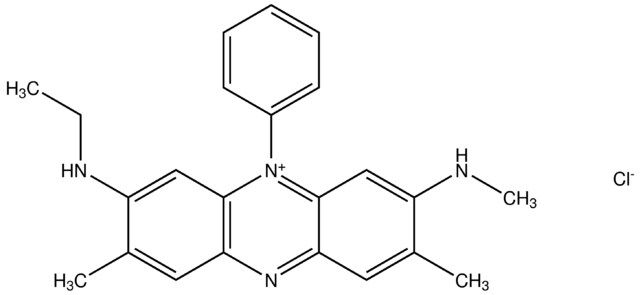 3-(ethylamino)-2,8-dimethyl-7-(methylamino)-5-phenylphenazin-5-ium chloride