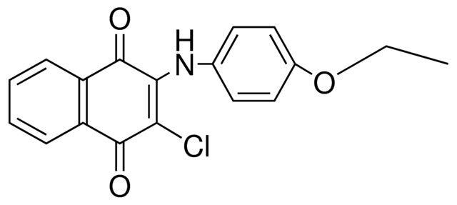 3-CHLORO-2-(4-ETHOXYANILINO)-1,4-NAPHTHOQUINONE