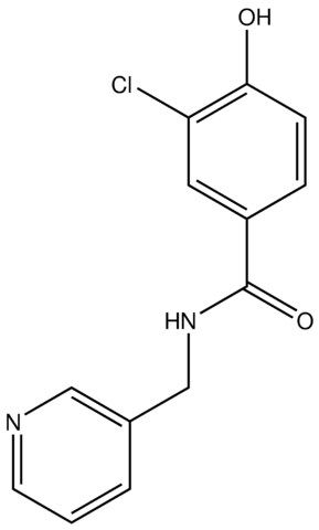 3-Chloro-4-hydroxy-<i>N</i>-(pyridin-3-ylmethyl)benzamide
